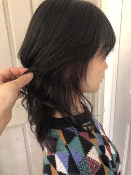 ロンドアベニール 北千住(Lond avenir) namie 癖毛こそ可愛い!ハイレイヤースタイル!インナーカラー