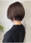 【松戸 駅近】大人かわいいセンター分けショートボブ