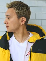 サンディーズバーバーショップ(Sandees)&nbsp;スパイキーショート金髪サイドグラデーション