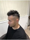 フェードスタイル　パーマ