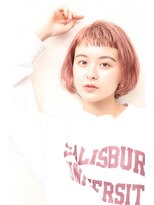 シトロン ブラン(CITRON blanc)&nbsp;Aラインボブ　カールボブ　オン眉　ライズピンク
