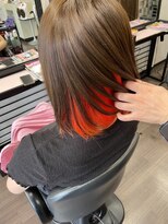 プールス(PURUS) #インナーカラー#オレンジ