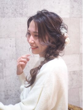 アムールマヤ サイド編み下ろし 卒業式 成人式 結婚式 お呼ばれ