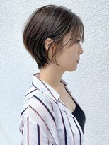 ルアン 上通り(ruen)&nbsp;熊本　ショートカット　ruen  大人くびれショートインナーカラー