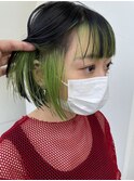 ＊ショートインナーカラーイヤリングカラーハイトーン新百合ヶ丘