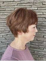 ハイバレーヘアーメゾン(HIGH VALLEY HAIRMAISON)&nbsp;ベージュカラーケアブリーチ白髪ぼかし脱白髪染めショート