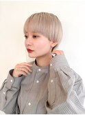 ハイトーンショート/ブロンドショート/マッシュショート