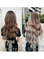 ARビューティー ギンザ(AR Beauty Ginza)&nbsp;プラチナホワイト#シールエクステ#グレージュカラー#韓国#銀座