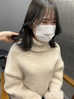 ボアップ(boappu)&nbsp;#暗髪#オリーブカラー#オリーブグレージュ#透明感カラー