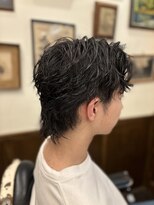 ヒロギンザバーバーショップ 新宿店(HIRO GINZA BARBER SHOP)&nbsp;センターパートウルフ