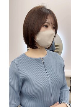 サンド 鹿児島中央(sand) ボブ　フルバング　ハッシュカット　イメチェン　似合わせカット