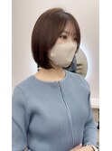 ボブ フルバング ハッシュカット イメチェン 似合わせカット