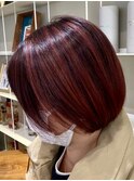 ボブカット/2色カラー