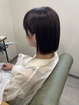 ニコ 四街道(nico)&nbsp;パツッとボブ/ボルドー/四街道【nico】