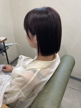 ニコ 四街道(nico) パツッとボブ/ボルドー/四街道【nico】