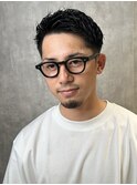 メンズカットメンズパーマスパイキーショートラルフカール