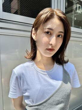 メイカ(MEIKA) ”大人ボブ×オリーブベージュ”