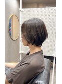 脱白髪染めショート