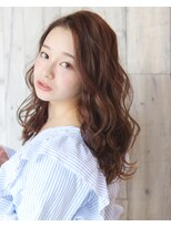 アボヘアー(Abo hair)&nbsp;韓国風巻き×アッシュブラウン20代30代40代大人可愛いロング