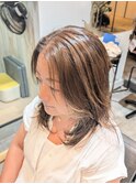 ハイレイヤーカット/艶カラー/ベージュカラー ☆ 20代30代40代