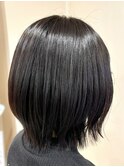艶髪 髪質改善カラー アッシュグレー