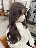ピンクパープルイヤリングカラーイルミナカラー