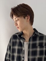 ダークアッシュ/ニュアンスパーマ/韓国マッシュ/スペインカール