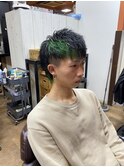 マットヘア＋ワンポイントカラー
