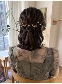 ゆるふわハーフアップ＊/関内美容室