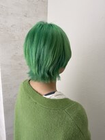 シエル 立川店(CIEL)&nbsp;【CIEL×久光】ミントグリーン×ショートウルフ