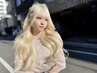 【韓国トレンド/透明感/ハイトーンが得意】カラー+カット+シールエクステ60枚