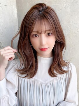 ラルユー 金山(LallYou) イメチェン後れ毛が可愛い顔周りレイヤー美髪アッシュベージュ