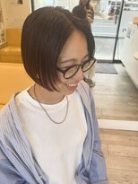 ヘアーメイク マック(Hair Make MX)&nbsp;ナチュラル2段ボブ&オレンジカラー
