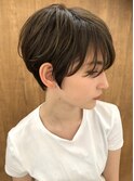ショート・ボブ/面長/前髪なし/絶壁解消/30代/40代/50代/くびれ