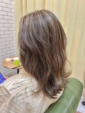 エッジ(EDGE) フルハイライト+全体カラー+前処理トリートメント