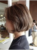 似合わせミニボブとアッシュブラウン【福井ユウリ湘南鎌倉】