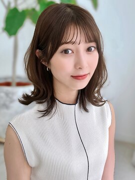 ミラリー トウキョウ(Mirareee Tokyo) 【F】大人かわいいニュアンスくびれヘアマロンベージュ