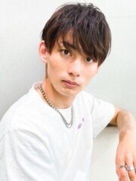 エル 渋谷(L) フェード×ニュアンスパーマで外国人風