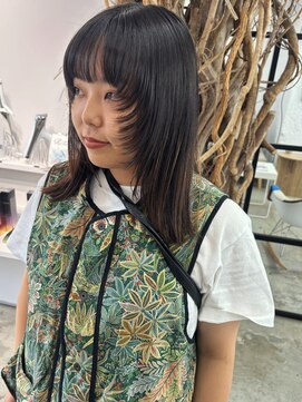 ソーソー(SoSo) ショートボブハイライトレイヤーカットヘアセット/鹿児島/天文館