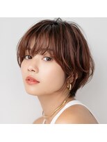 モンド ヘアクリエーション 新栄店(monde hair creation)&nbsp;【monde】丸みショート×美シルエット×シースルーバング