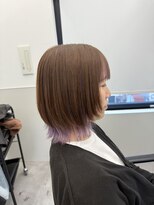 ゴウトゥデイシェアサロン 町田店(GO TODAY SHAiRE SALON)&nbsp;インナーラベンダー/ウルフカット【町田】