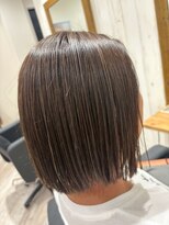 エミュー 大船店(emue)&nbsp;大船駅ワンカラーブリーチなしダブルカラーオリーブブラウン30代