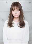 髪質改善ロング×韓国風レイヤーカット