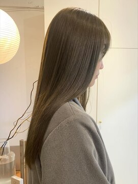 ブリーチなしダブルカラー/オリーブベージュ