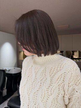 メゾンマイル 恵比寿(maison mile) オリーブグレージュ/透明感カラー/レイヤーカット/恵比寿駅