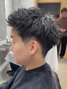 ブルニール 中崎町(BLEUNIR)の写真/メンズ専門サロンならではのメンズカット技術で自宅でも扱いやすい◎毎日の時短に♪【大阪/中崎町/茶屋町】