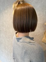 パーミル ヘア クマモト(permille ‰ hair Kumamoto) ミニボブ×オリーブベージュ