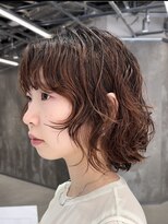 ピークアブー 原宿ハラカド(PEEK-A-BOO) ☆ニュアンスパーマ癖毛顔周りレイヤーショートウルフカット原宿