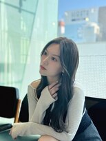 アルテ(ARTE)&nbsp;韓国風ロングレイヤー 顔周りレイヤー 透明感グレージュ