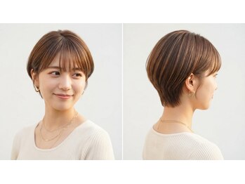アーサス バイ ヘッドライト 盛岡店(ursus by HEADLIGHT)の写真/骨格似合わせでショートカットのお客様の魅力を引き出すデザインを提案◎